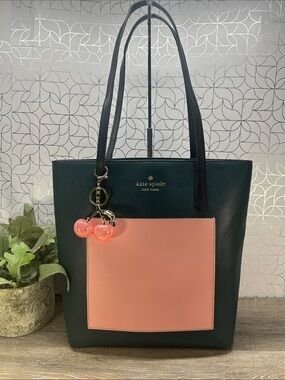 kate spade color block tote bag